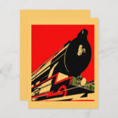 Vintage Deko Lokomotive Wir haben Ankündigungen ve (Vorne/Hinten)