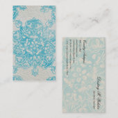 Vintage Deko-Stern-Öl-Malerei Visitenkarte (Vorne/Hinten)