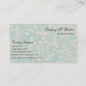 Vintage Deko-Stern-Öl-Malerei Visitenkarte (Rückseite)