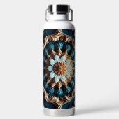 Vintage-Dekor-Design Trinkflasche (Rückseite)