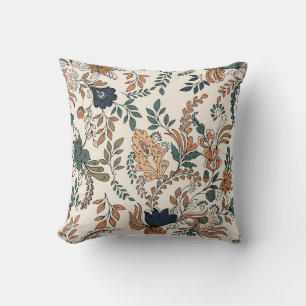 Vintage-Dekor Paisley nahtloses Muster klein Kissen