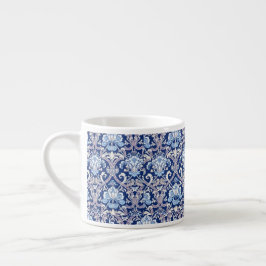 Vintage Dekoration Art 19. Jahrhundert Blumendesig Espressotasse