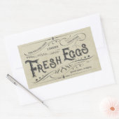 Vintage Dekoration Frischeier Karton Aufkleber (Umschlag)
