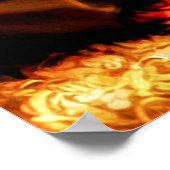 Vintage Dekoration mit Rose (Ecke)