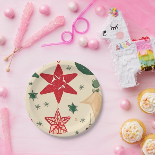 Vintage Dekoration Pappteller (Party)