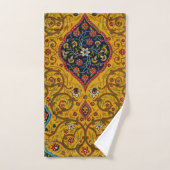 Vintage Dekoration Persischer Blumenkunst Badhandtuch Set (Handtuch)