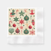 Vintage Dekoration Serviette (Vorderseite)