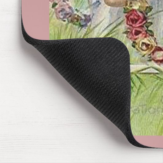 Vintage Dekorationstage Mousepad (Ecke)