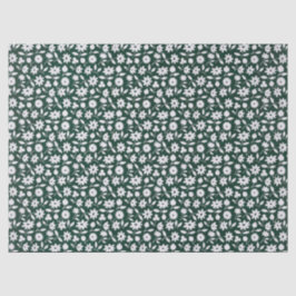 Vintage-Dekoratives dichtes Blumenmuster Seidenpapier