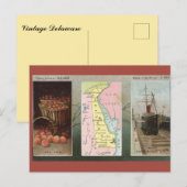 Vintage Delaware Postkarte (Vorne/Hinten)