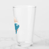 Vintage Delphin Glas (Links)