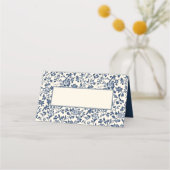 Vintage Delsoftware mit Handschriftenplatz Platzkarte (Vorderseite)