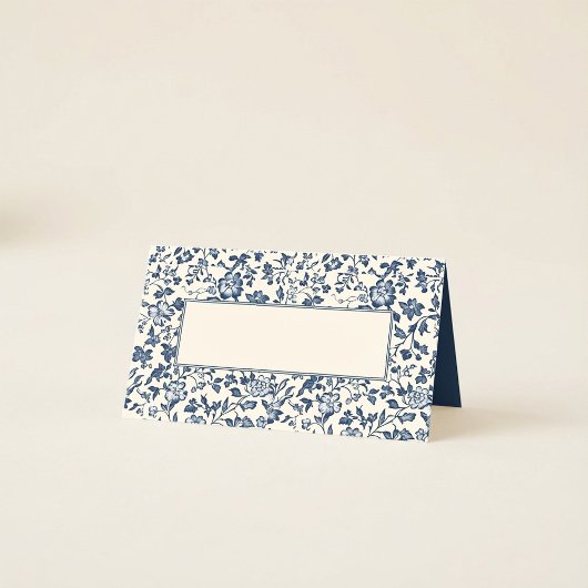 Vintage Delsoftware mit Handschriftenplatz Platzkarte