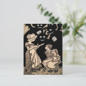 Vintage Demos Postkarte (Stehend Vorderseite)