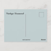 Vintage Denmark Postkarte (Rückseite)