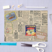 Vintage deoupage Ephemera Kataloganzeigen Seidenpapier (Handwerk)