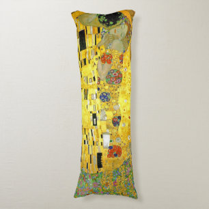 Vintage Der Kuss Klimt Seitenschläferkissen