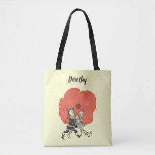 Vintage Der Zauberer von Oz, Dorothy mit Mohnblume Tasche
