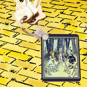 Vintage Der Zauberer von Oz, Dorothy trifft den Bl Schlüsselanhänger