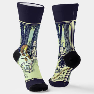 Vintage Der Zauberer von Oz, Dorothy trifft den Bl Socken