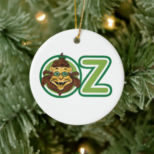 Vintage Der Zauberer von Oz, Löwe im Buchstaben O Keramikornament