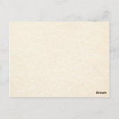 Vintage Desiderata - Postkarte (Rückseite)