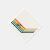 Vintage-Design 1975 Papiertaschentuch. Serviette (Ecke)