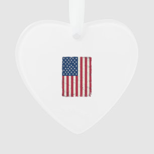 Vintage-Design, Amerikanische Flagge, Vektorgrafik Ornament