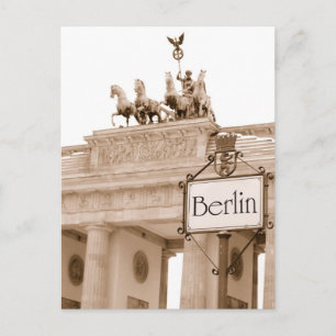 Vintage-Design aus Berlin Postkarte