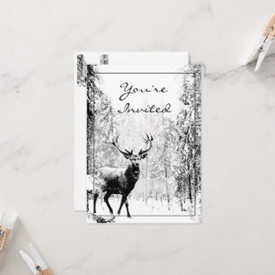 Vintage-Design-Junggesellenabschied-Hochzeits-Einl Einladung