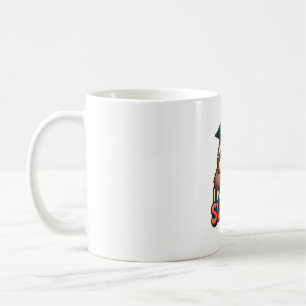 Vintage-Design mit schlafendem Faultier zum Abschl Kaffeetasse