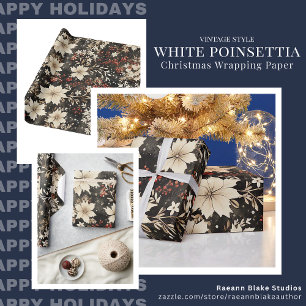 Vintage Design Weihnachtspapier zum Einpacken Geschenkpapier