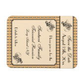 Vintage Design-Wiedersehen, Veranstaltung, Party S Magnet (Horizontal)
