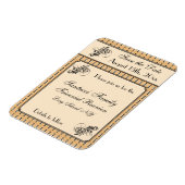 Vintage Design-Wiedersehen, Veranstaltung, Party S Magnet (Linke Seite)