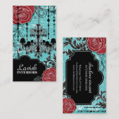 Vintage Designer-Geschäfts-Karten Visitenkarte (Vorne/Hinten)