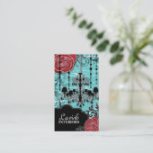 Vintage Designer-Geschäfts-Karten Visitenkarte (Stehend Vorderseite)