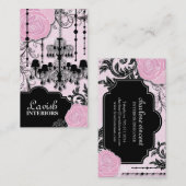 Vintage Designer-Geschäfts-Karten Visitenkarte (Vorne/Hinten)