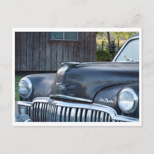 Vintage DeSoto-Front Postkarte (Vorderseite)