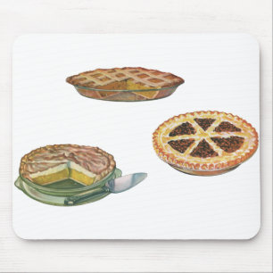 Vintage-Desserts, Thanksgiving-Pies, Pekan-Pekannu Mousepad