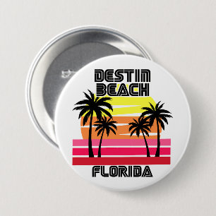 Vintage Destin Strand Florida Button
