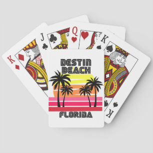 Vintage Destin Strand Florida Spielkarten