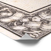 Vintage detaillierter New York Stadtplan Poster 18 (Ecke)