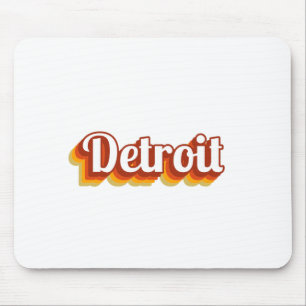 Vintage Detroit Mousepad