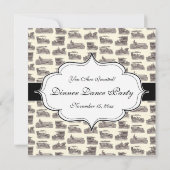 Vintage deutsche Autos für antike Autos Einladung (Rückseite)