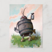 Vintage deutsche Bierkäse Postkarte  (Vorderseite)