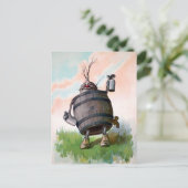 Vintage deutsche Bierkäse Postkarte  (Stehend Vorderseite)