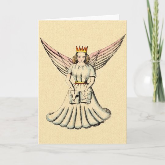 Vintage Deutsche Engel Christkind Weihnachtskarte Feiertagskarte Zazzle De