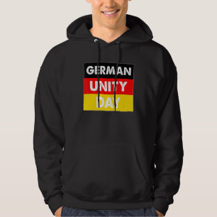 Vintage deutsche Flagge 3 Oktober Feier Deutschlan Hoodie
