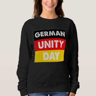 Vintage deutsche Flagge 3 Oktober Feier Deutschlan Sweatshirt