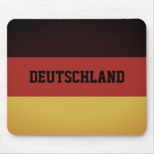 Vintage deutsche Flagge von Deutschland Standard-M Mousepad